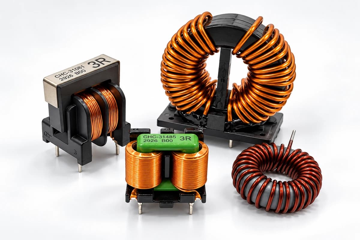 Assorted 3R common-mode and toroidal chokes with copper windings